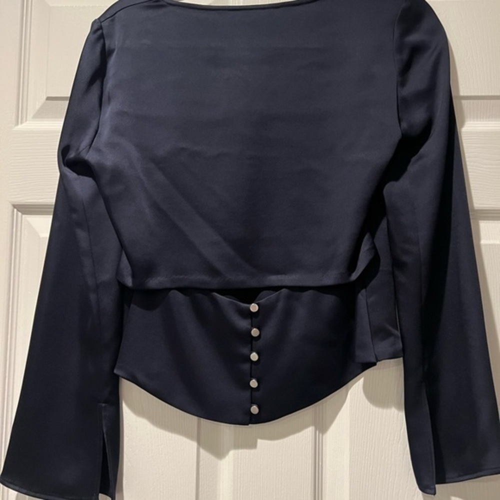 NWT INTERMIX MIDNIGHT BLUE TOP SIZE P - Picture 4 of 10